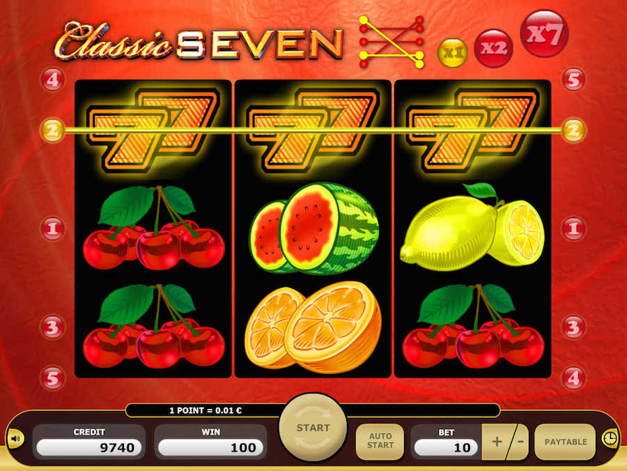 classic seven online kajot