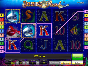 Zagraj na automacie Hotspot online w grę Dolphin's Pearl Deluxe